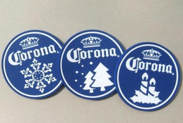 soft pvc drink coasters