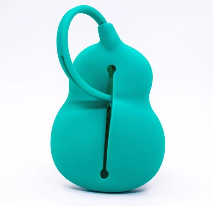 Key Holder Rubber Silicone Foldable Key Bag