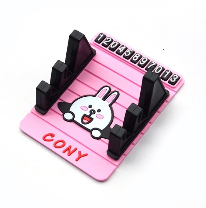 PVC Temporary Parking Number Plate Mobile Phone Holder
