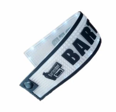 3D-logo Led-lichtmat Zachte PVC Led-barmat
