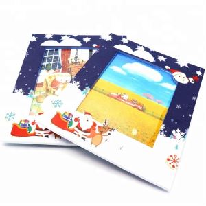 Cartoon Merry Christmas Kleurrijke Bureau Soft Pvc Kids Photo Frame
