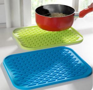 Bestek Drain Pot Food Grade Siliconen Schotel Droogmat