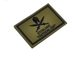Nieuwe stijl aangepaste 3d Logo Tactische Moraal Rubber Patch Voor Kledingstuk