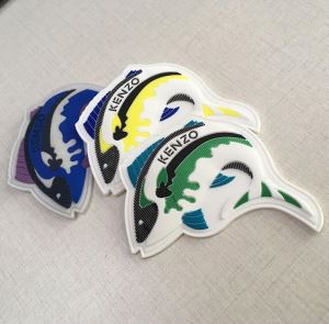 OEM kleding appliques siliconen patch voor jeans