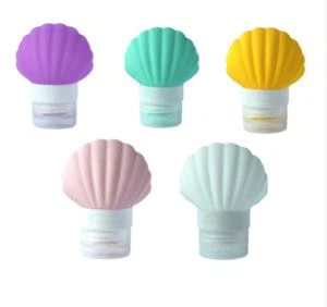 Shell siliconen reisshampoo knijpflessen set