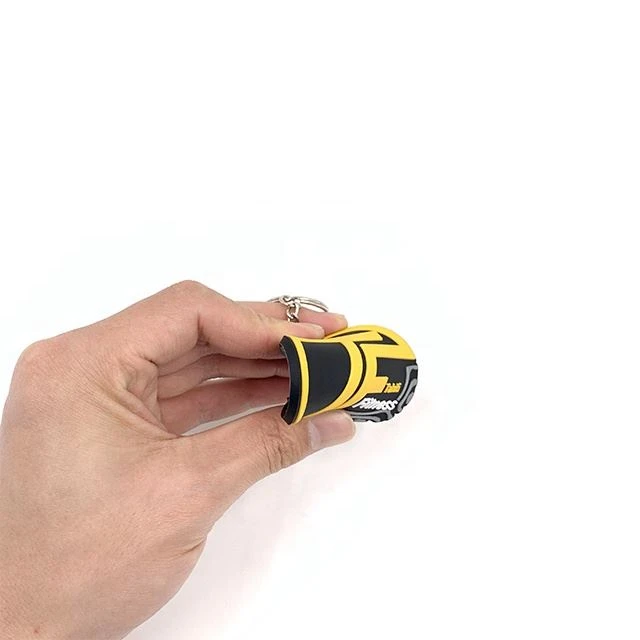 Personalized 2D Soft PVC Rubber Keychains For Promotion Gifts