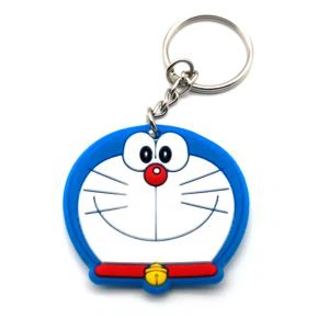 Cartoon DORA Cat zachte PVC sleutelhanger siliconen sleutelhangers