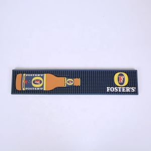 Milieuvriendelijk logo Nieuw merk promotionele pvc-tafelbarmat