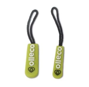 Decoratieve 3D-logo siliconen ritstrekkers voor kleding