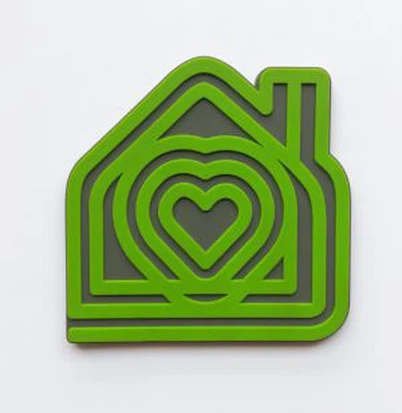 Polygon Coffee Coaster Zachte Pvc-biermatten
