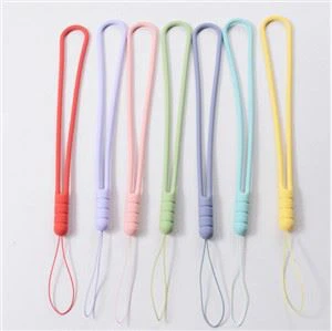 Promotionele Gift Stretch Siliconen Lanyard Rubber Polsband Lanyard