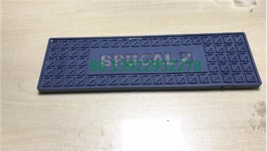 Gemerkte Led Bar Mat Rubber Beer Bar Morsmat Met Logo's